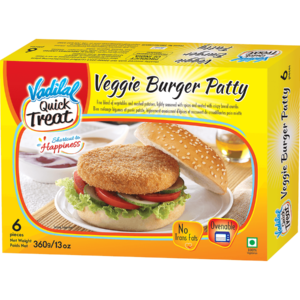 Vadilal Veggie Bur Patty 360g