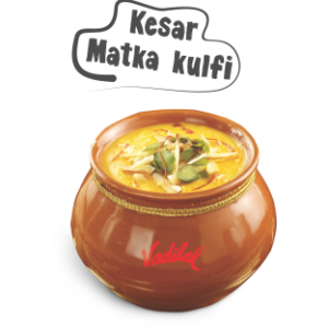 Vadilal Matka kulfi kesar pista 200ml