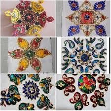 ACRYLIC RANGOLI ( 6 pieces pack)