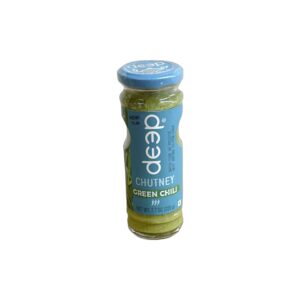 Deep green chilli chutney 220g