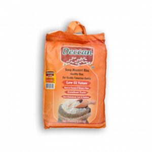 Deccan low gi sonamasoori rice 20lb
