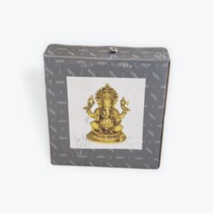 Brass ganesh idol 6”