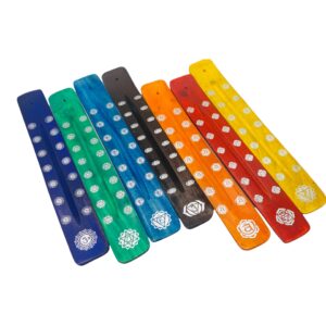 7 chakra incense burner 11”