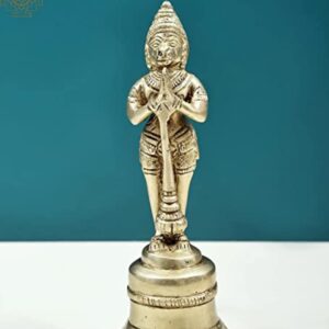 Brass hanuman bell 5.25”