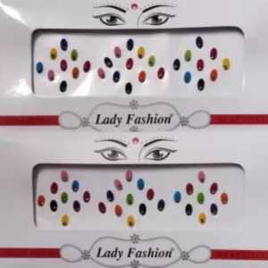 assorted colorful bindis (per dozen)