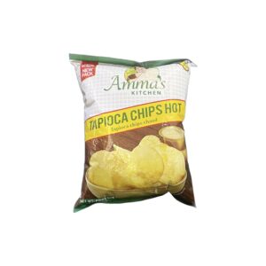 Amma’s tapioca chips hot 200g