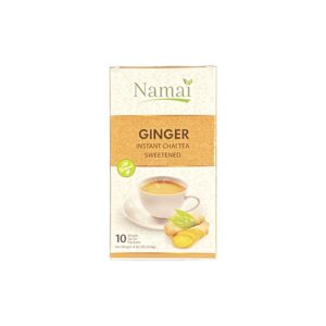 Namai instant chai ginger sweetened 10ct