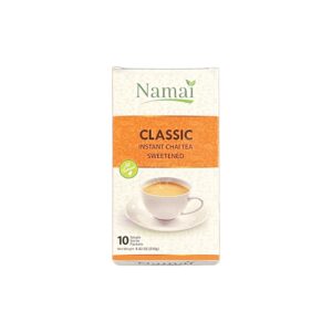 Namai instant chai classic sweetened 10ct