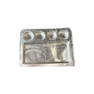 STAINLESS STEEL THALI 12"