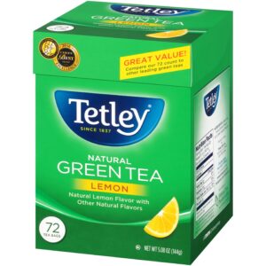 Tetley Green Tea Lemon 72 bags